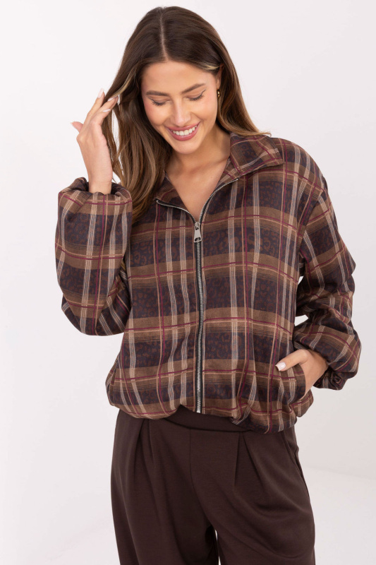 Dámská přechodová bunda IT-KR-5773.23 RUE PARIS Barva: Černá, Velikost: UNI