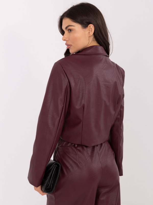 ITALY MODA Dámská bunda IT-KR-FL9719.06P Barva: Bordó, Velikost: UNI