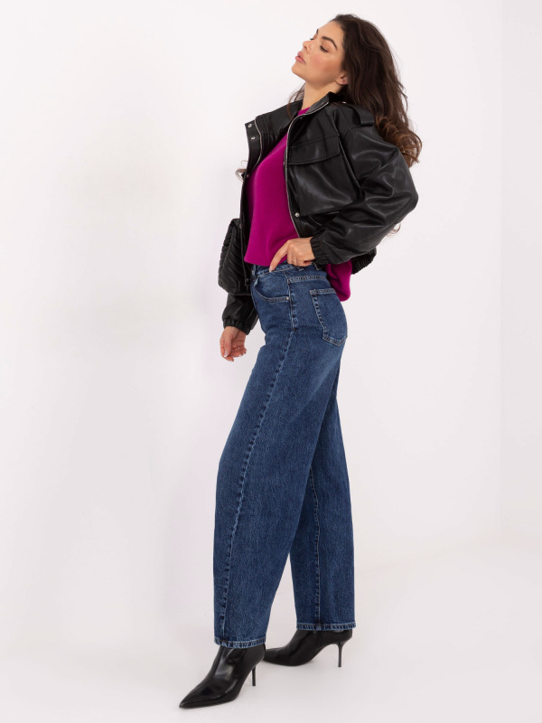 VM SP džínové kalhoty RE3220.28P tmavě modré L