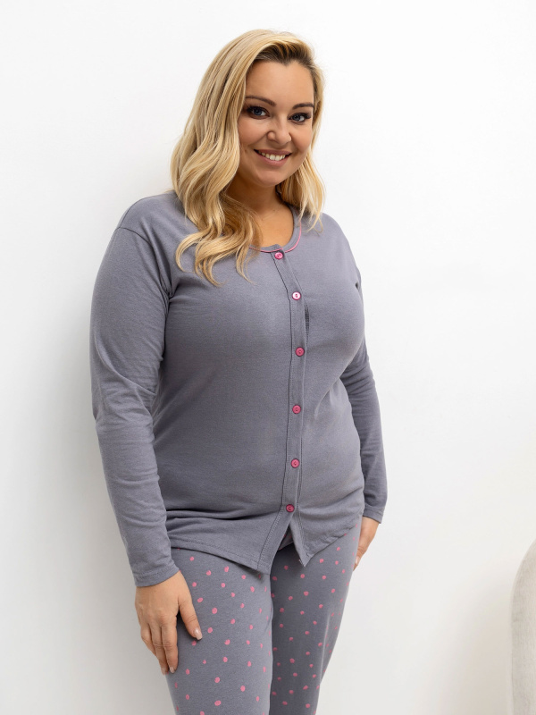 Pyjamas-DU-PI-FP-505.05P-dark grey