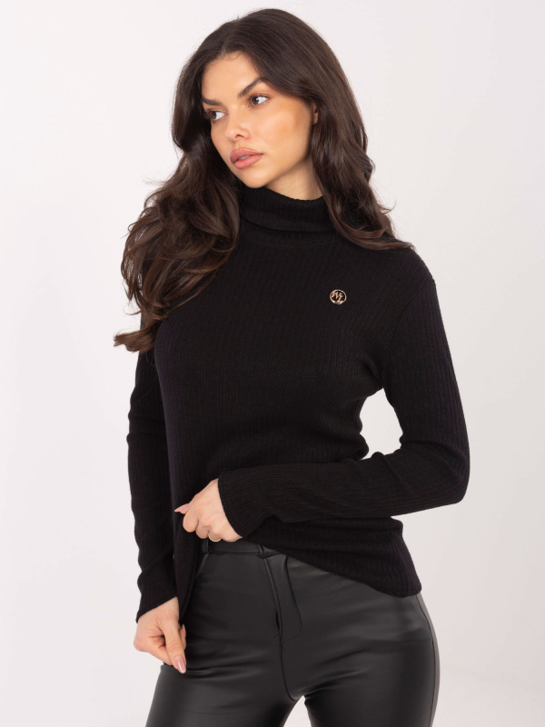 Dámský svetr LK-SW-510184.01P LAKERTA Barva: Černá, Velikost: L