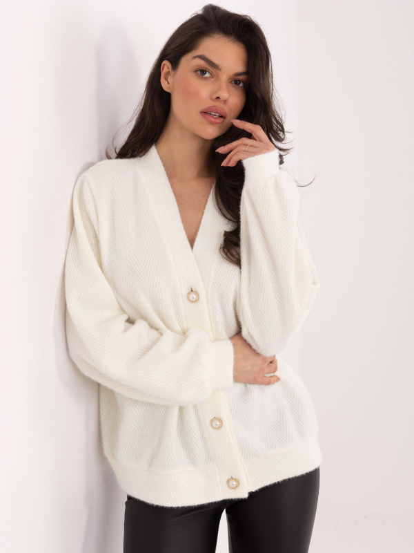 Dámský svetr LK-SW-510169.18P LAKERTA Barva: Smetanová, Velikost: UNI