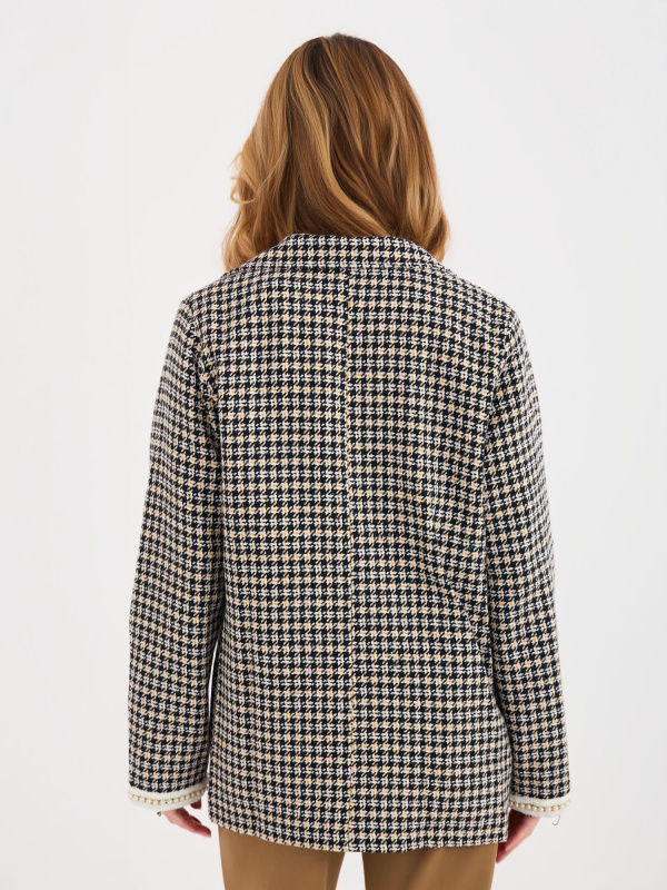 Dámský károvaný blazer