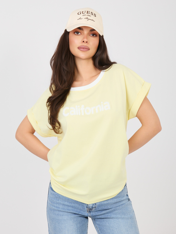 Jasnožlutá oversize halenka