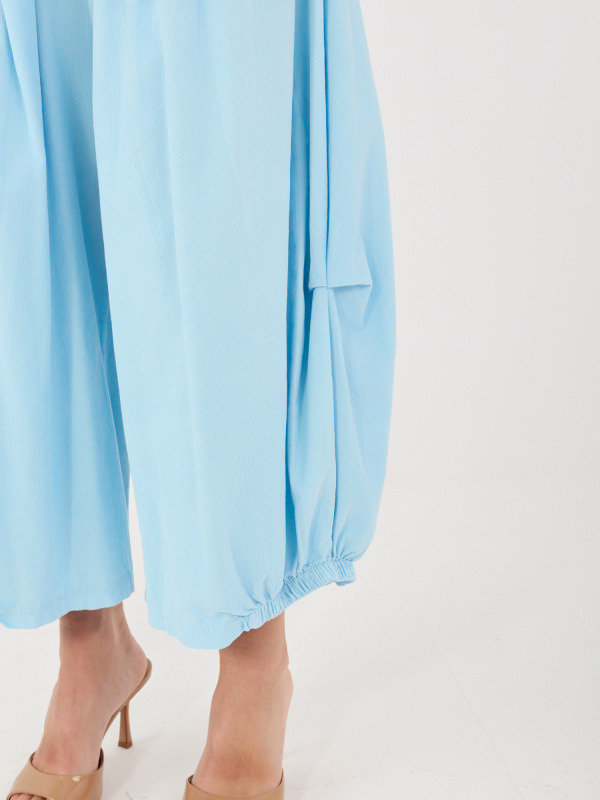 ITALY MODA Kalhoty -IT-SP-FL9321.96 Barva: Modrá - světle, Velikost: UNI