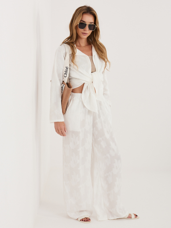 Bílý letní komplet