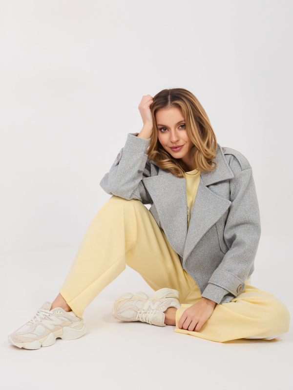 Žluté dresové tepláky s lampy