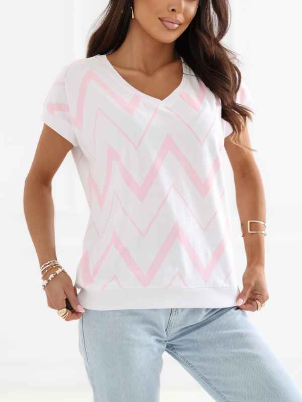 Světle růžová dámská halenka