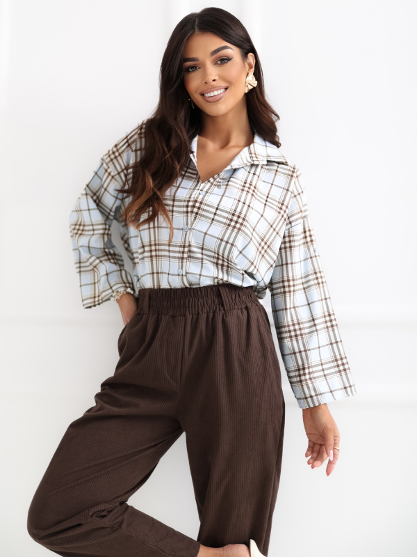 Světle modrá dámská košile