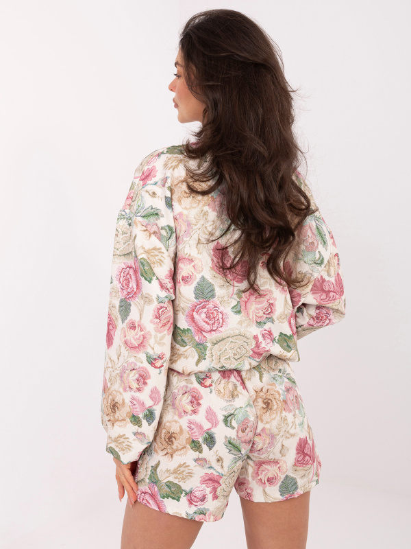 Růžová balonová bunda