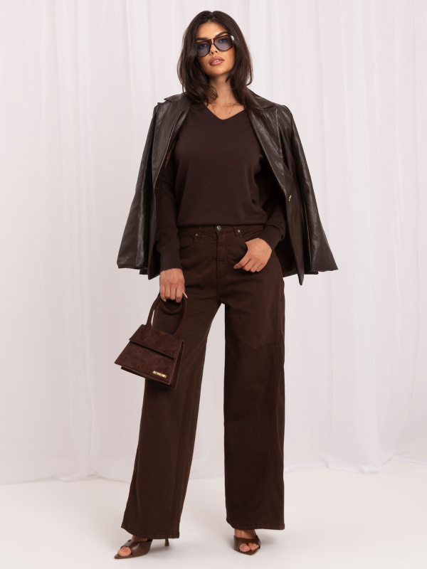 ITALY MODA Svetr-IR-SW-BWE602.13P Barva: Béžová, Velikost: L/XL