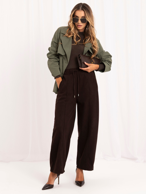 Dámské kalhoty IR-SP-YV5650.46 ITALY MODA Barva: Béžová - tmavě, Velikost: L/XL