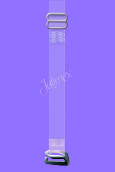 Silikonová ramínka Julimex RT-04 10 mm Barva: Bílá