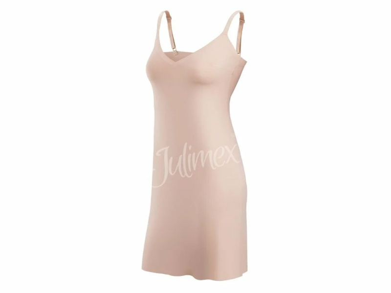 Košilka Julimex Lingerie Halka Soft & Smooth Barva: Béžová, Velikost: M