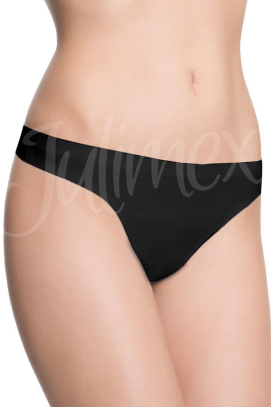 Tanga Julimex Lingerie String panty Barva: Černá, Velikost: M