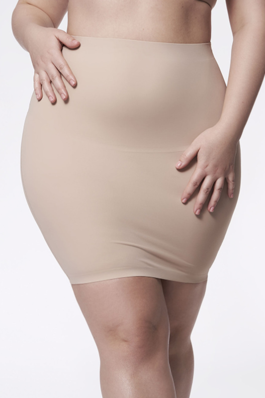Dámská stahovací sukně Julimex Shapewear 220 Półhalka Barva: Béžová, Velikost: L