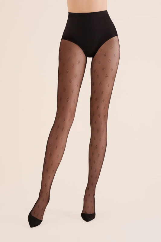 Silonkové punčocháče Gabriella Margo code 1191 Barva: Černá, Velikost: 4-L
