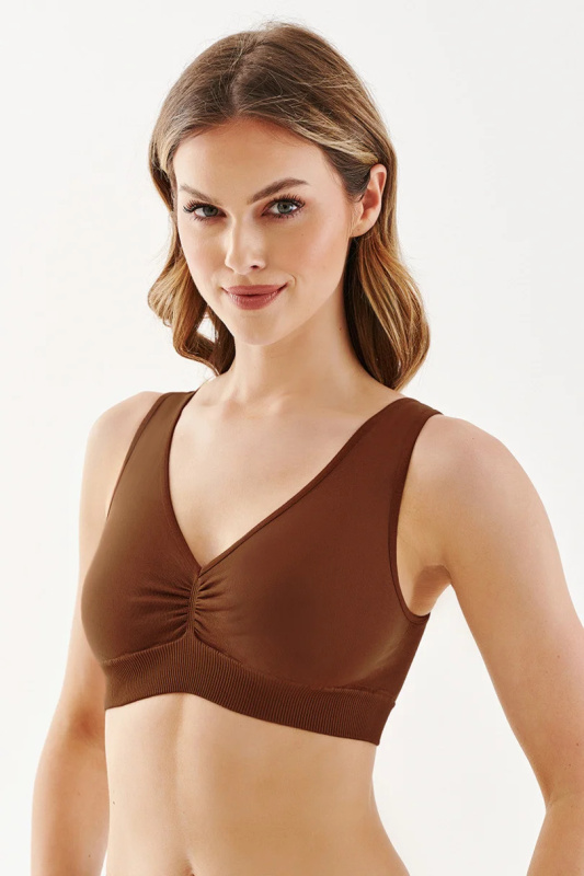 Sportovní podprsenka Gabriella Shape Code 1204 Barva: Béžová, Velikost: L/XL