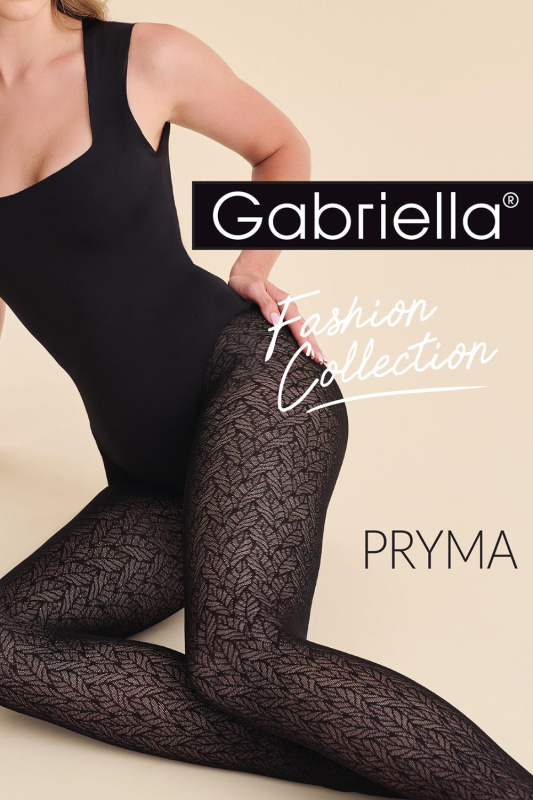 Silonkové punčocháče Gabriella Pryma Code 1216 Barva: Černá, Velikost: 4-L