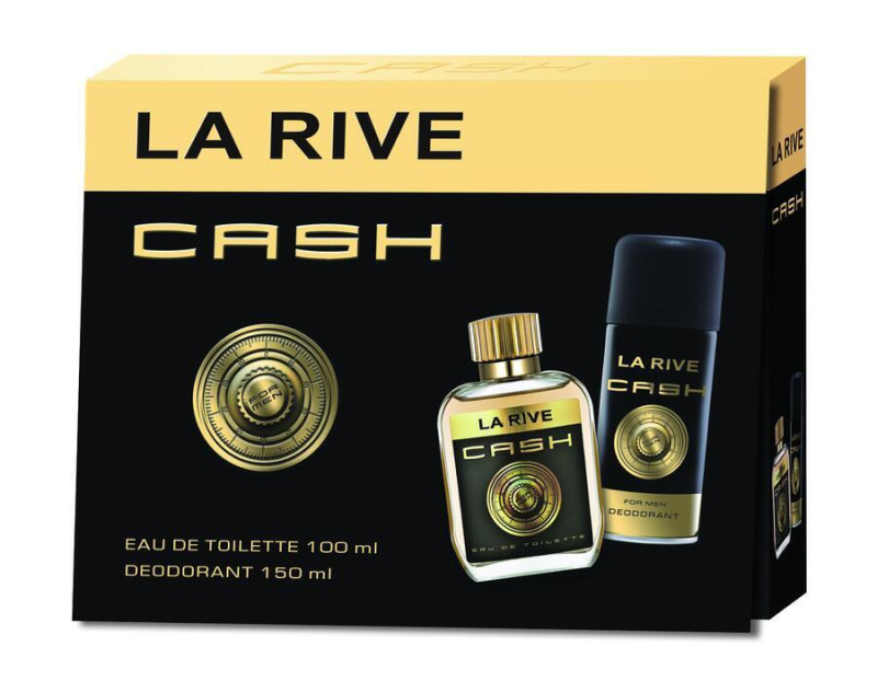 LA RIVE Cash Man Toaletní voda 100 ml + deodorant 150 ml