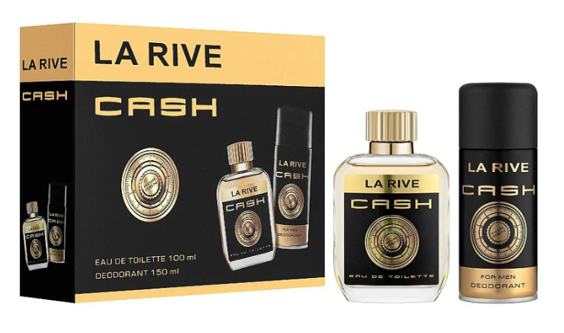 LA RIVE Cash Man Toaletní voda 100 ml + deodorant 150 ml