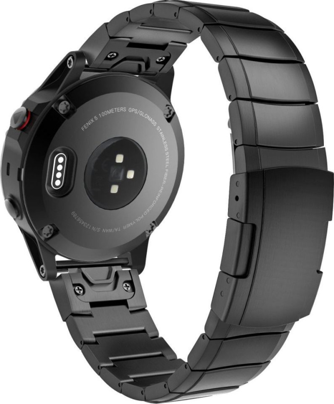Tech-Protect Řemínek pro Garmin Fenix 3 / 5X / 3HR / 5X PLUS / 6X / 6X PRO / 7X - Tech-Protect, SteelBand Black