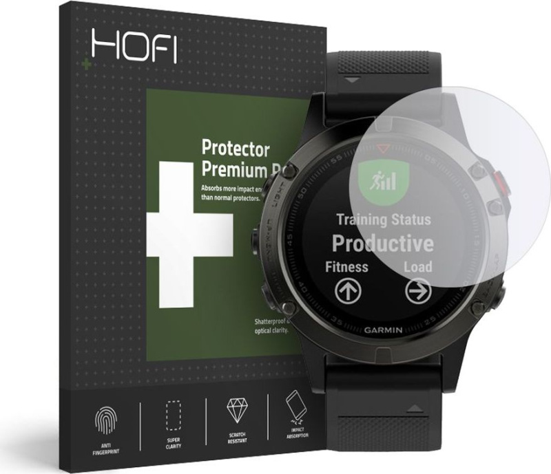 Hofi Hybridní ochranné sklo na Garmin Fenix 5 / 6 / 6 PRO - Hofi, Glass Pro+