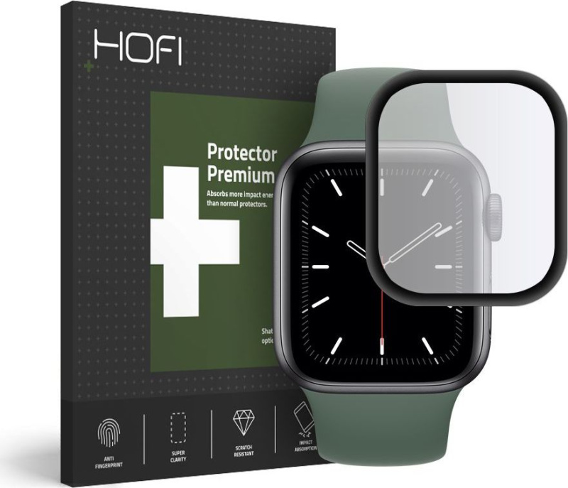 Hofi Hybridní ochranné sklo pro Apple Watch 44mm - Hofi, Hybrid Glass