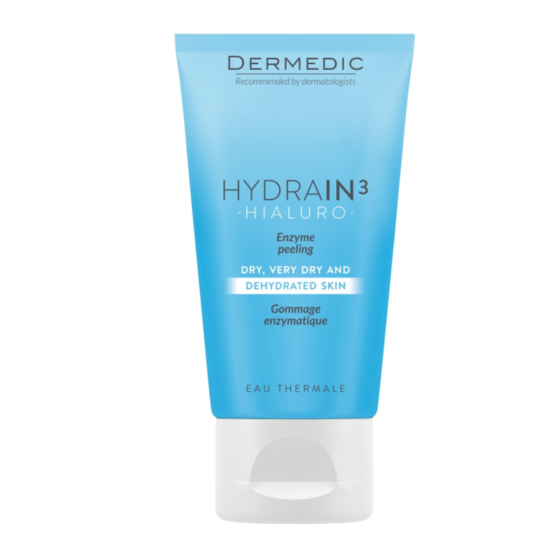 Dermedic Hydrain3 Hialuro enzymatický peeling pro dehydratovanou suchou pleť 50 g
