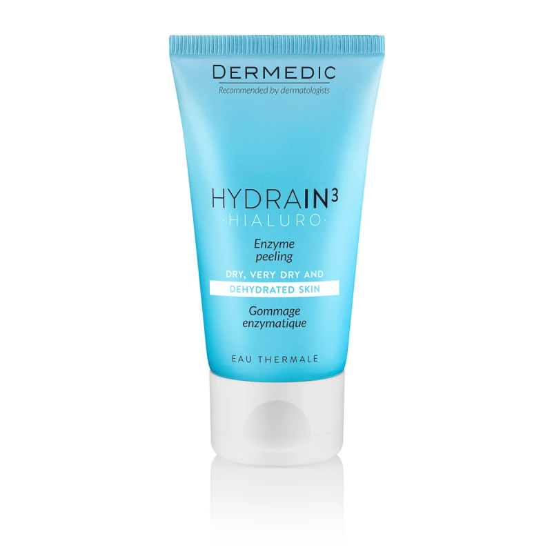 Dermedic Hydrain3 Hialuro enzymatický peeling pro dehydratovanou suchou pleť 50 g