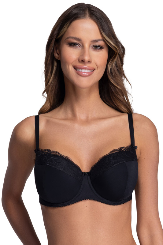 Podprsenka Ava 2112 Azalea Maxi Barva: Černá, Velikost: 75L