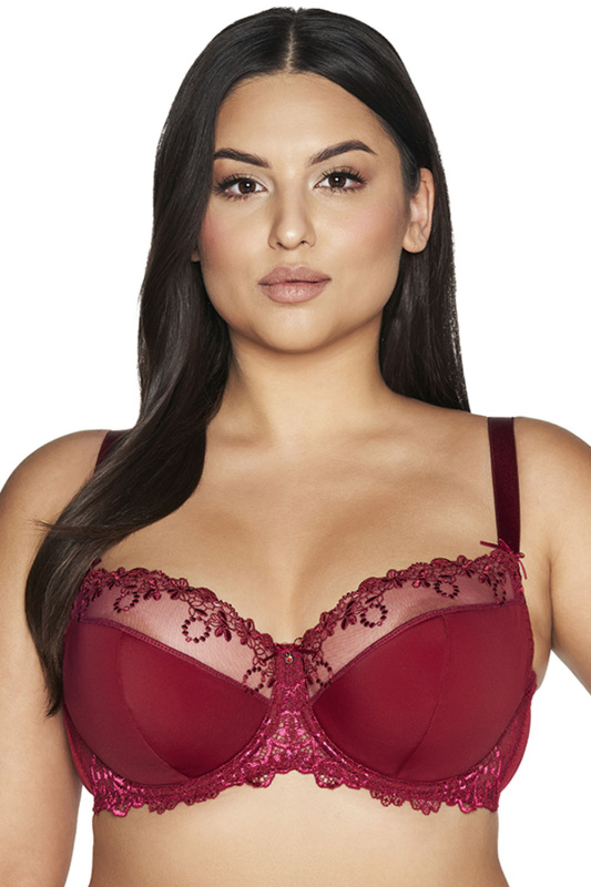 Podprsenka Ava 1030 Novato Maxi Barva: Bordó, Velikost: 95G