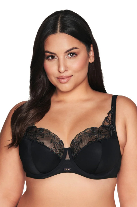 BIUSTONOSZ AV 2071 BLACK MAXI černá 75K