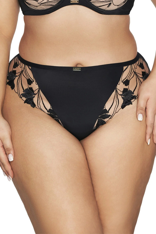 Brazilky Ava 2117/B Sublime Barva: Černá, Velikost: 2XL