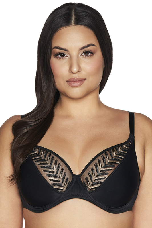 Podprsenka Ava 2118 Goddess Barva: Černá, Velikost: 90F