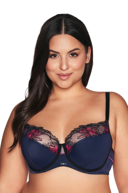 BIUSTONOSZ AV 2119 NAVY BLUE MAXI tmavě modrá 80K