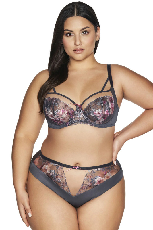Podprsenka Ava 2123 Romance Barva: Šedá, Velikost: 75G