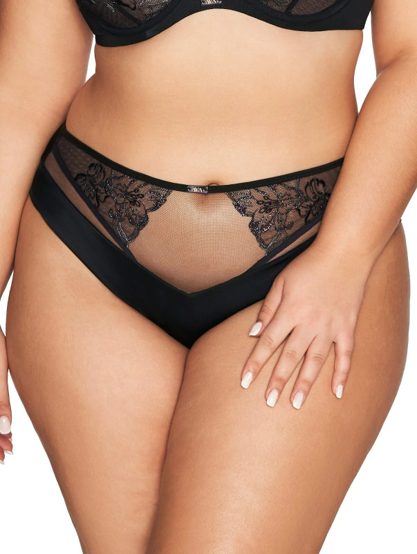 Dámské kalhotky Ava 2072 S-3XL Black černá S