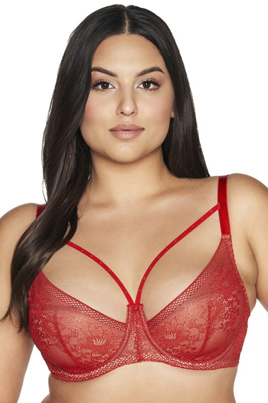 Podprsenka Ava 2127 Crown Barva: Červená, Velikost: 65G