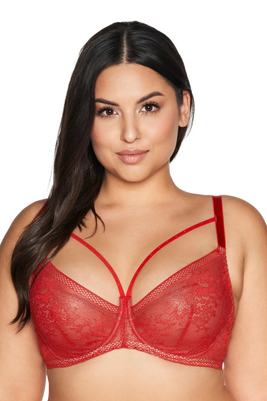 BIUSTONOSZ AV 2128 RED SSS červená 75D