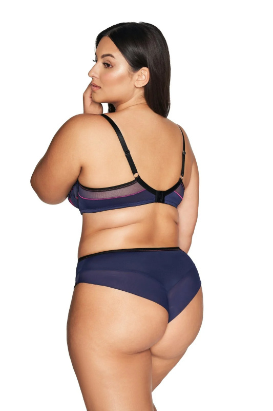 Měkká dámská podprsenka soft side Ava 2120 Navy Blue tmavě modrá 70D