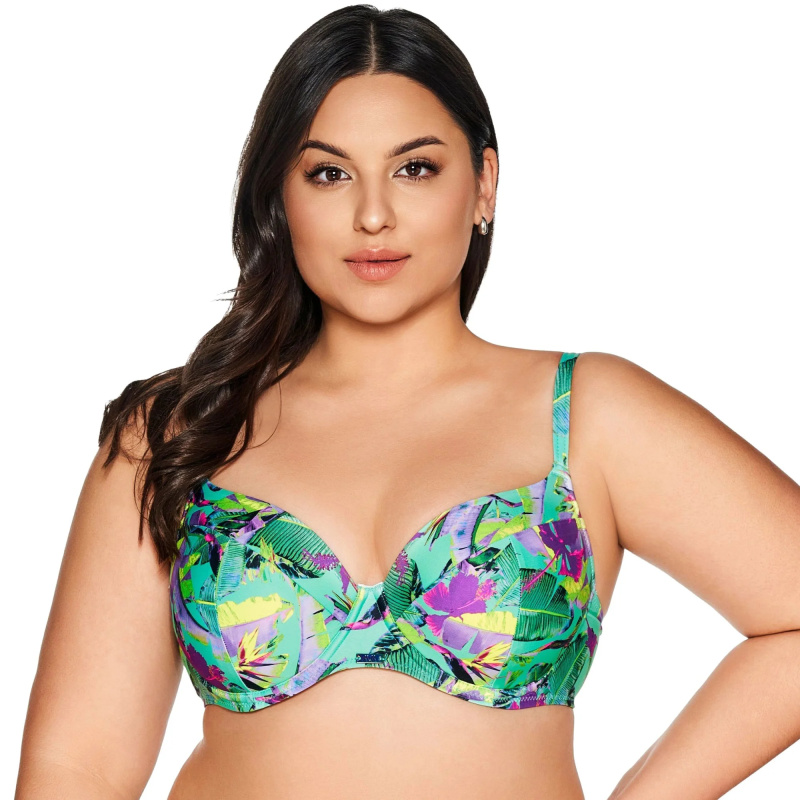 Horní díl plavek 210 green - AVA zelená 75/E