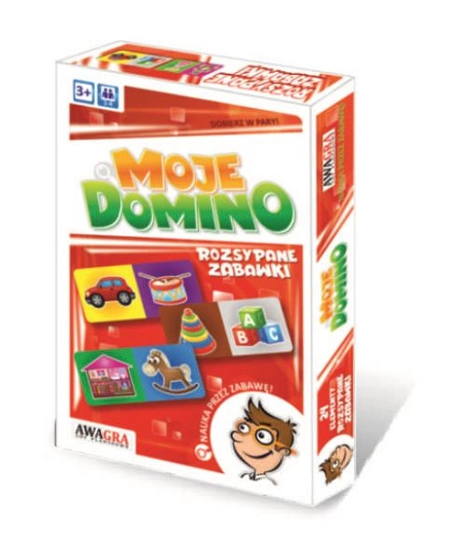 Moje domino – rozsypané hračky