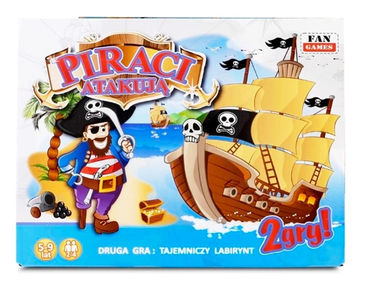 Piráti útočí – vzdělávací stolní hra pro děti