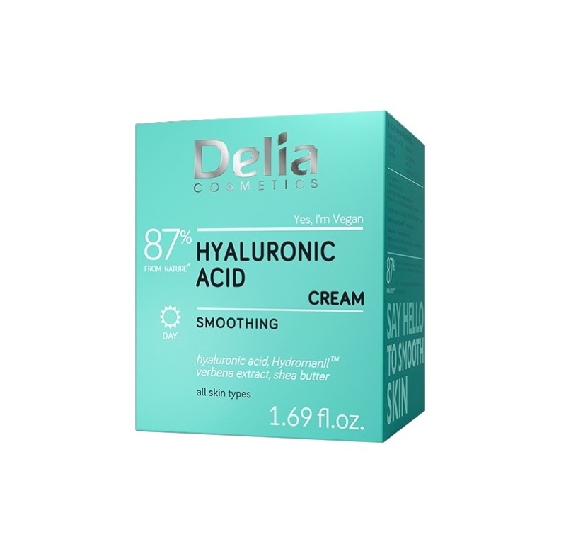 Delia Cosmetics Hyaluronic Acid pleťový krém s kyselinou hyaluronovou 50 ml