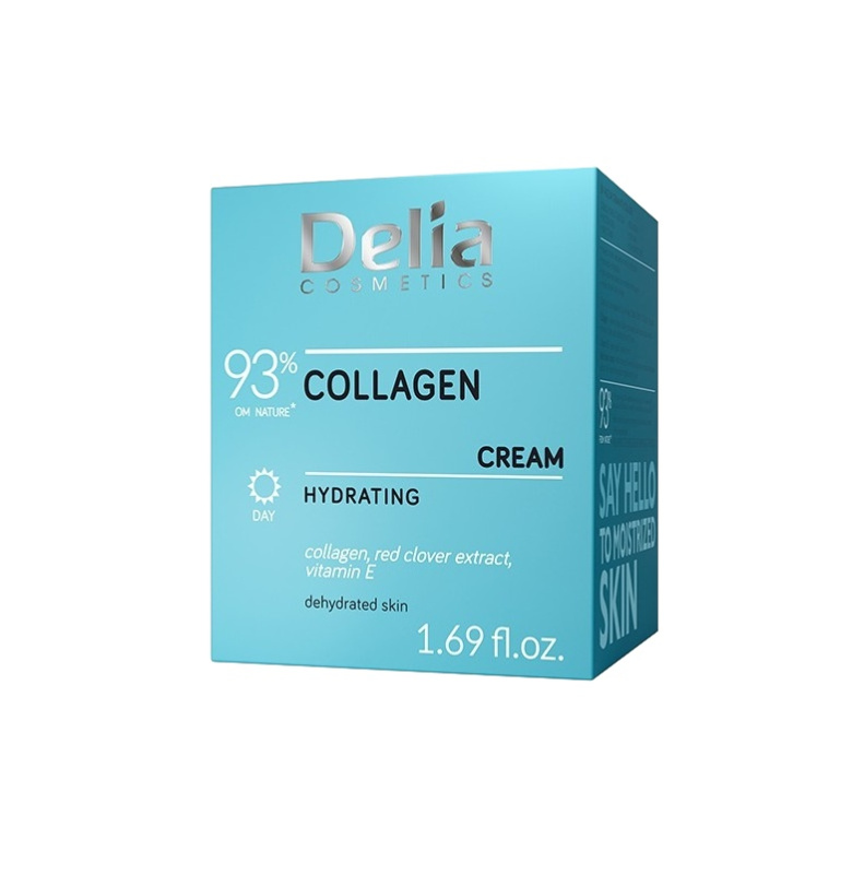 Delia Cosmetics Collagen hydratační denní krém na obličej 50 ml