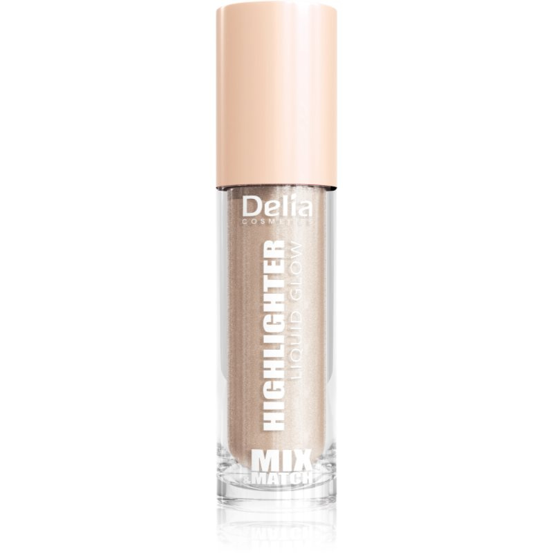 Delia Cosmetics Mix&Match Highlighter Liquid Glow tekutý rozjasňovač odstín 08 4 ml
