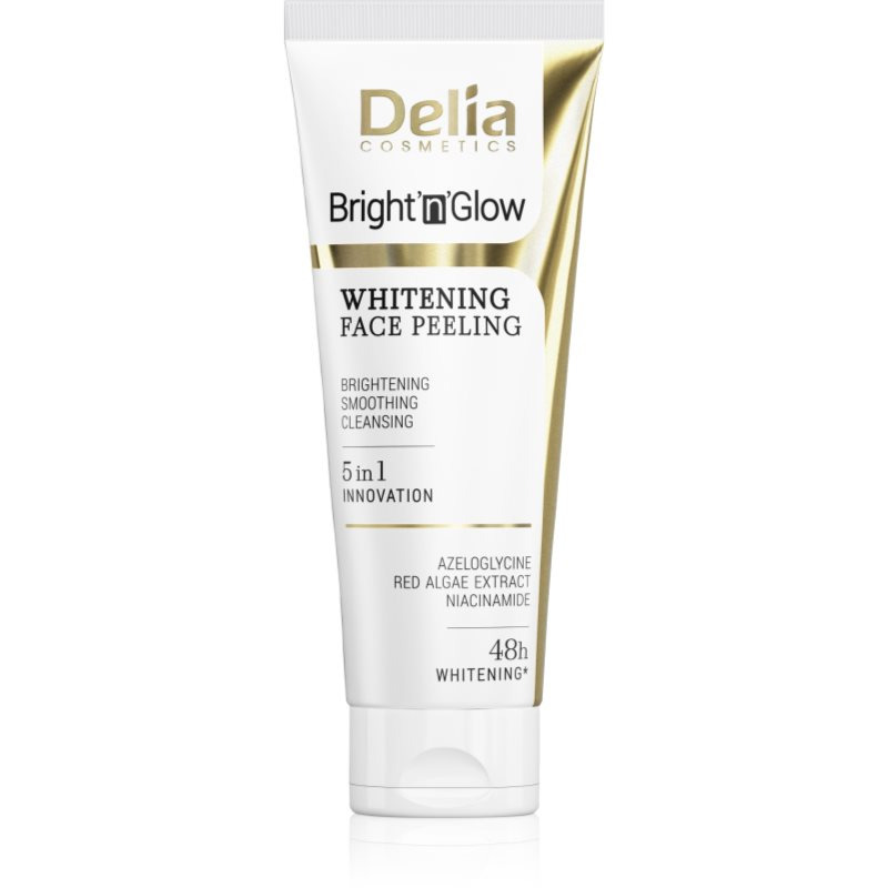 Delia Cosmetics Bright'n'Glow rozjasňující peeling na obličej 75 ml