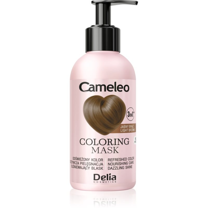 Delia Cosmetics Cameleo Coloring mask barvicí maska na vlasy odstín Light Brown 120 ml