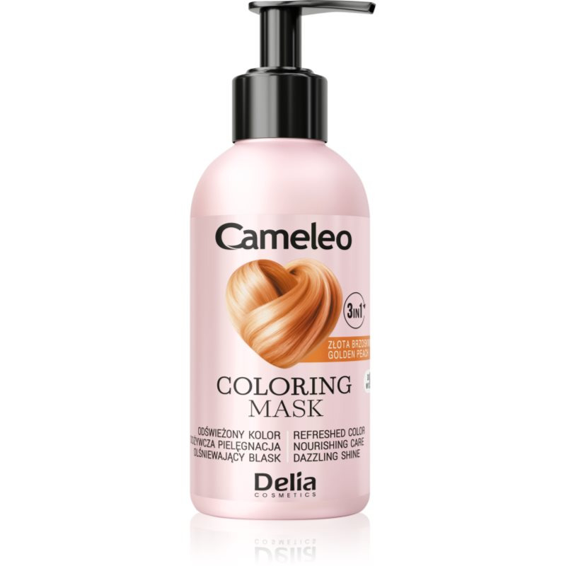 Delia Cosmetics Cameleo Coloring mask barvicí maska na vlasy odstín Golden Peach 120 ml